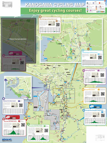 KANOGAWAサイクリングMAP　英語版