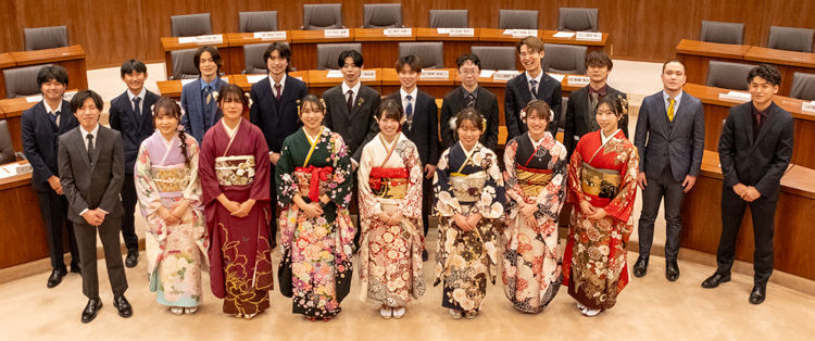 新成人議会に参加したみなさん