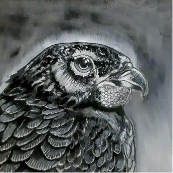 萩原良一氏の絵画【深山】