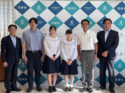 書道部のみなさん