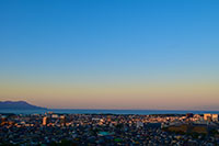 香貫山広陵台の朝焼け