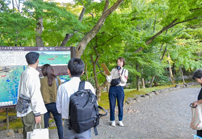 三島市内見学の様子