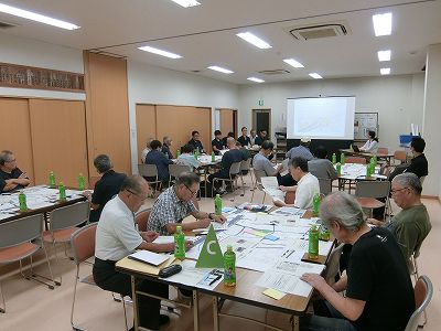 高尾山古墳周辺地区ワークショップの様子