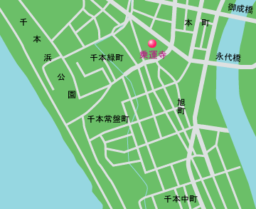 乗運寺　地図