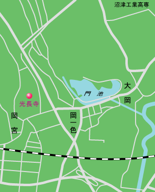 光長寺　地図