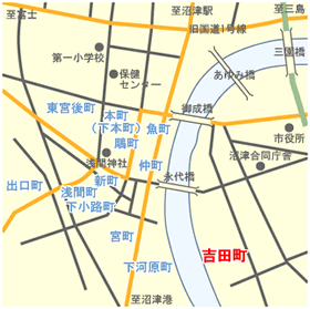 吉田町マップ